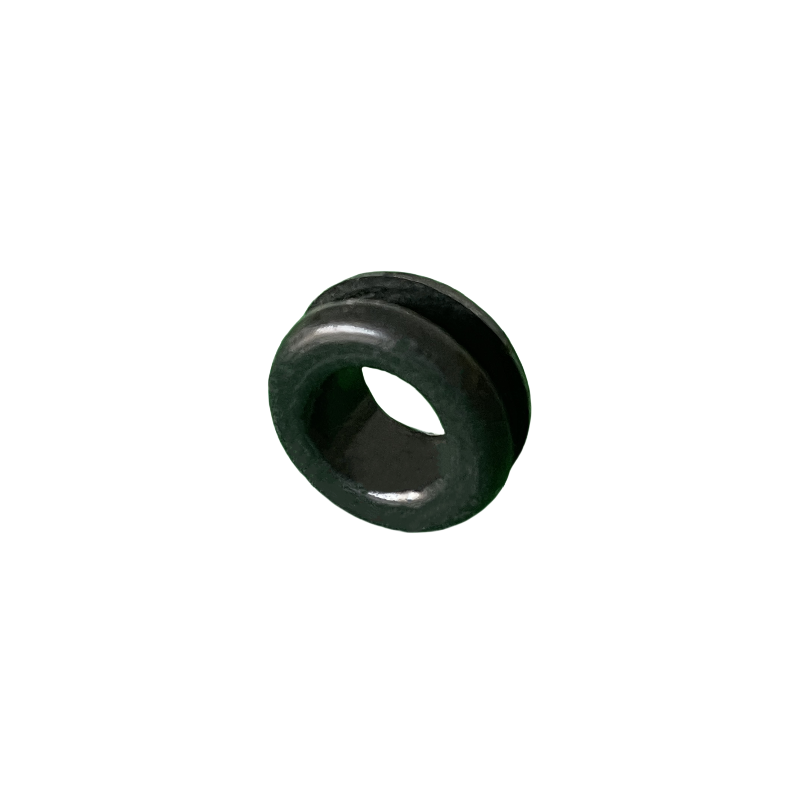 Black silicone wire guard with clamping coil diameter 12mm high temperature waterproof double-sided I-shaped wire guard sleeve