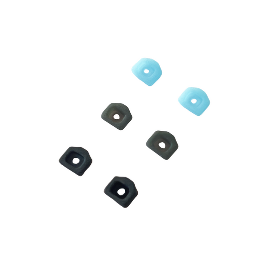 Source manufacturer customized glasses accessories key pad glasses cover glasses accessories blue black gray silicone button pad