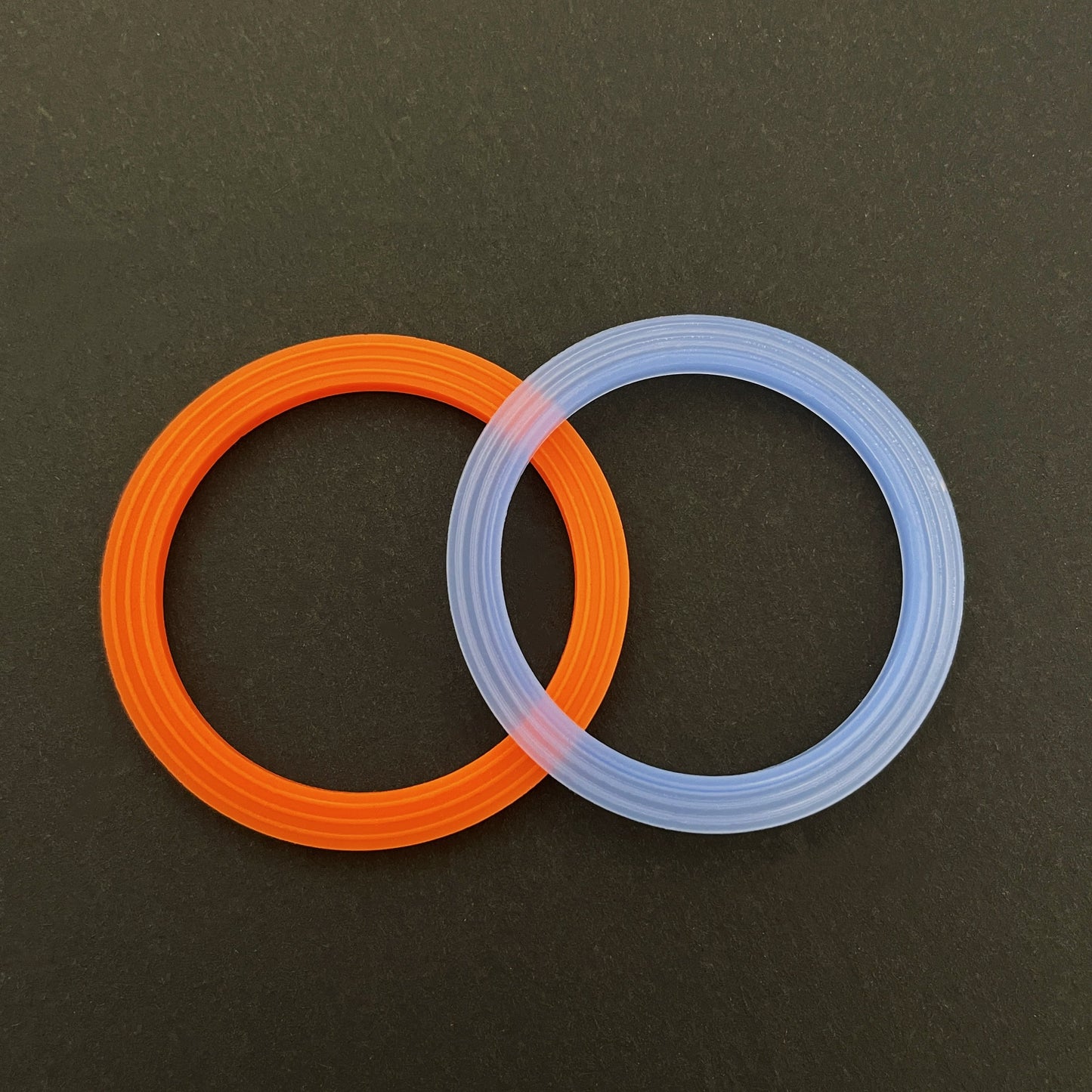Silicone rubber fluorine rubber O-rings, multi-specification orange and gray sealing gaskets, high-temperature resistant and wear-resistant accessories, lens gaskets