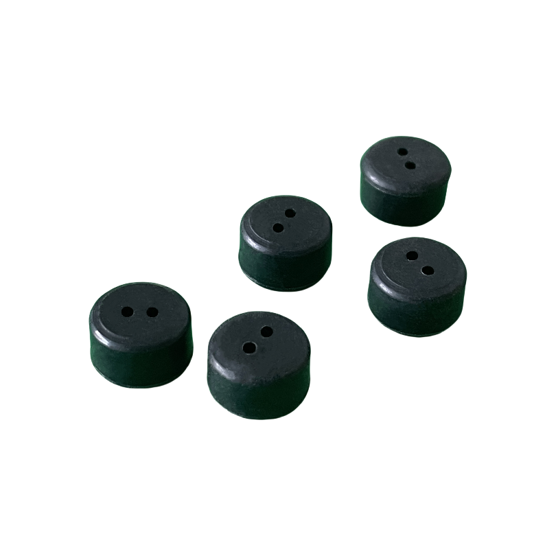 Customized wire hole plugs, sealing dust-proof rubber plugs, silicone rubber accessories, black body protective coil wire plugs by the manufacturer