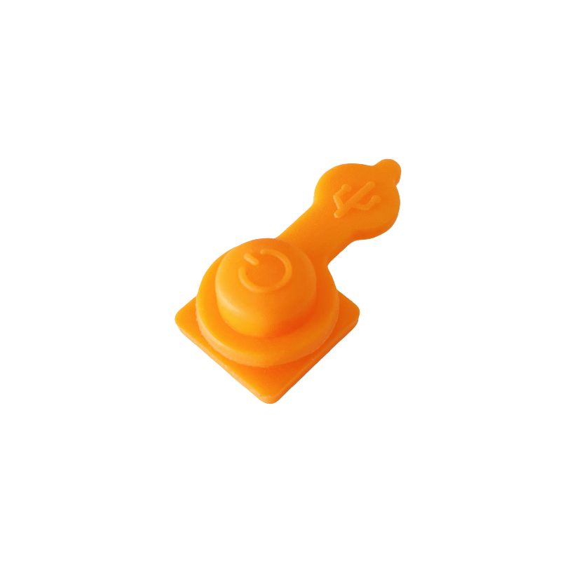 Lighting fixtures, double-pin silicone buttons, single-point charging holes, waterproof buttons, buttons, switch caps, conductive buttons