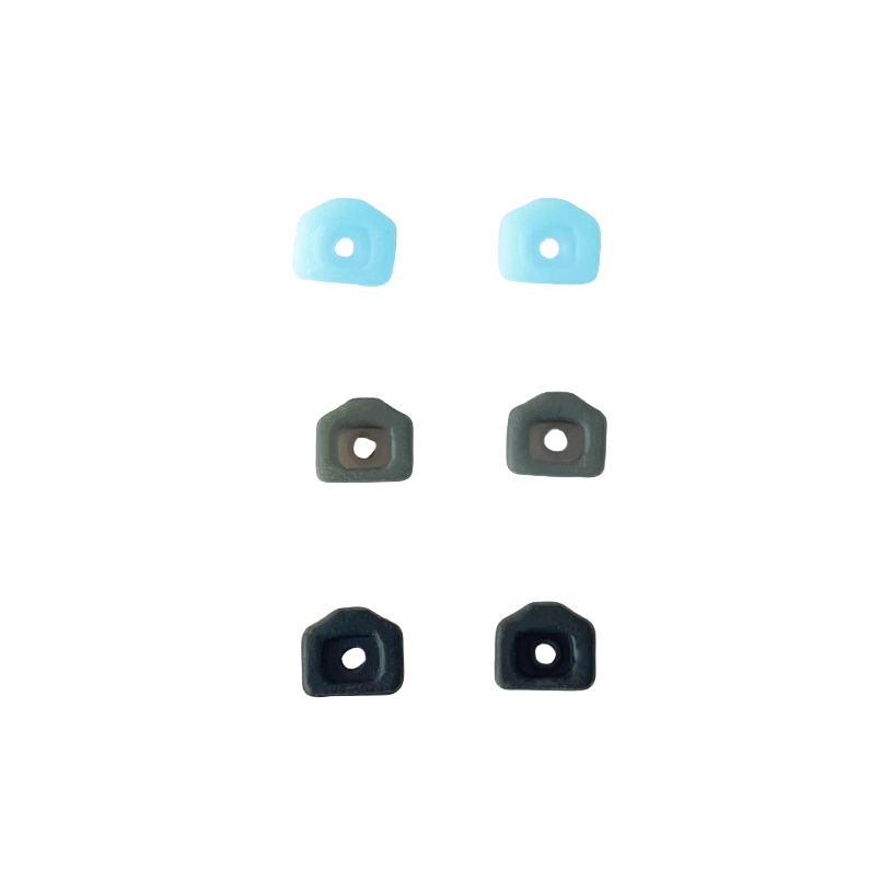 Source manufacturer customized glasses accessories key pad glasses cover glasses accessories blue black gray silicone button pad