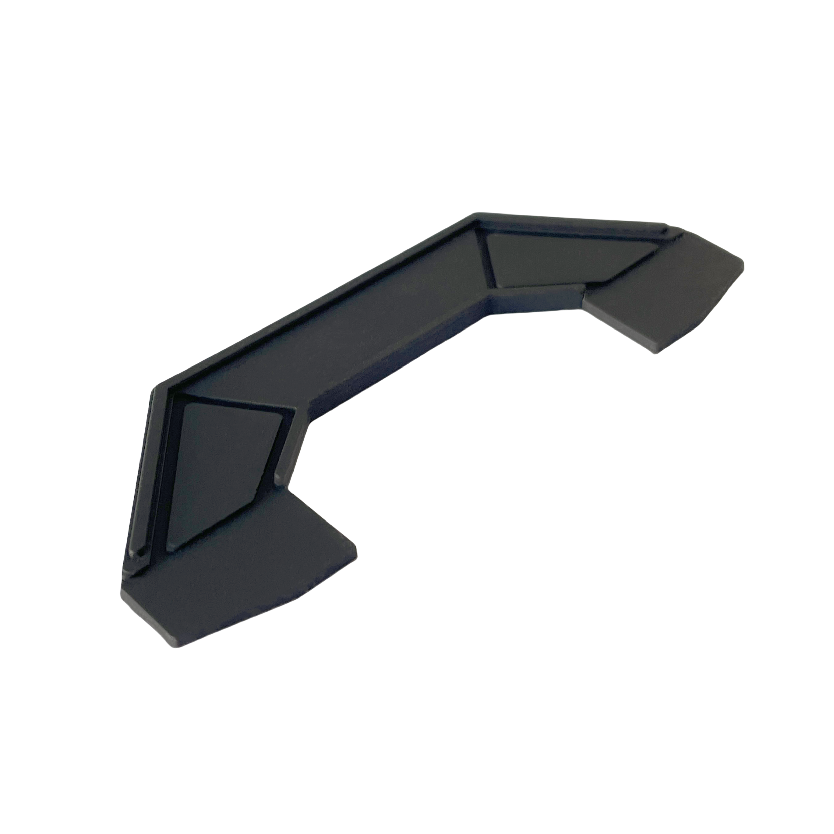 Factory custom wholesale sign black silicone label brand special shape logo production custom