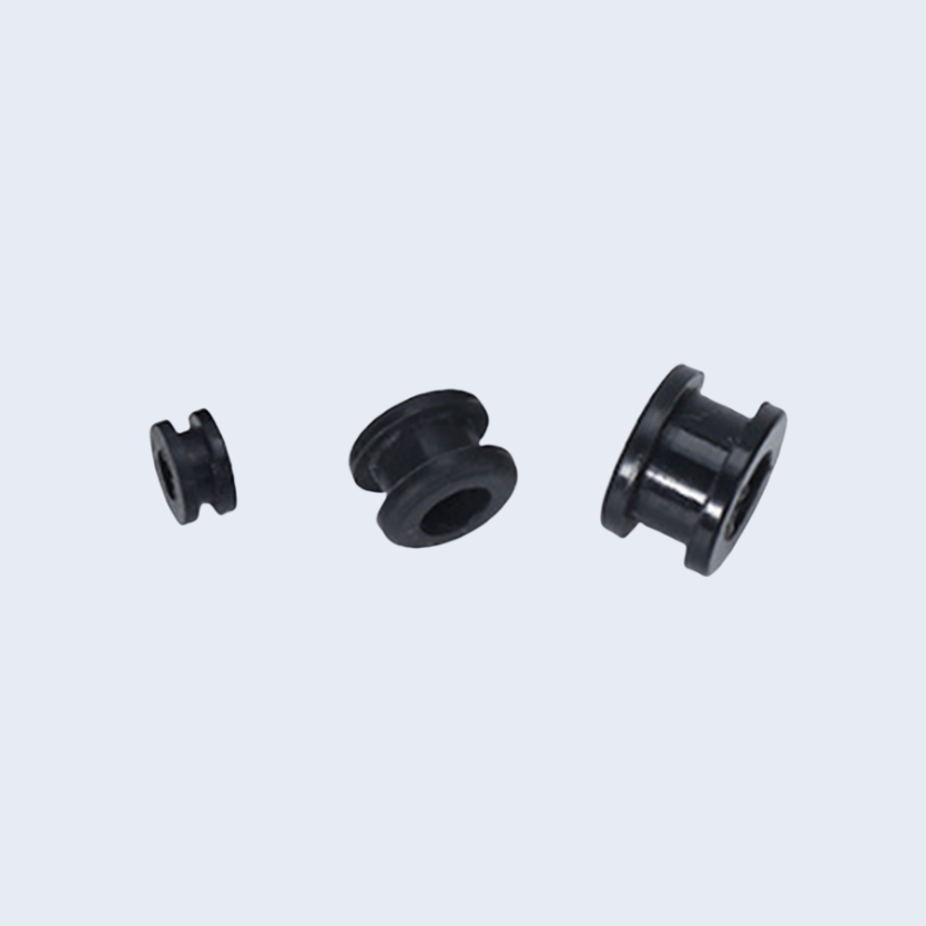 17mm diameter I-shaped rubber plug, double-sided open wire protection sleeve, power cord threading sleeve, silicone rubber wire passing plug