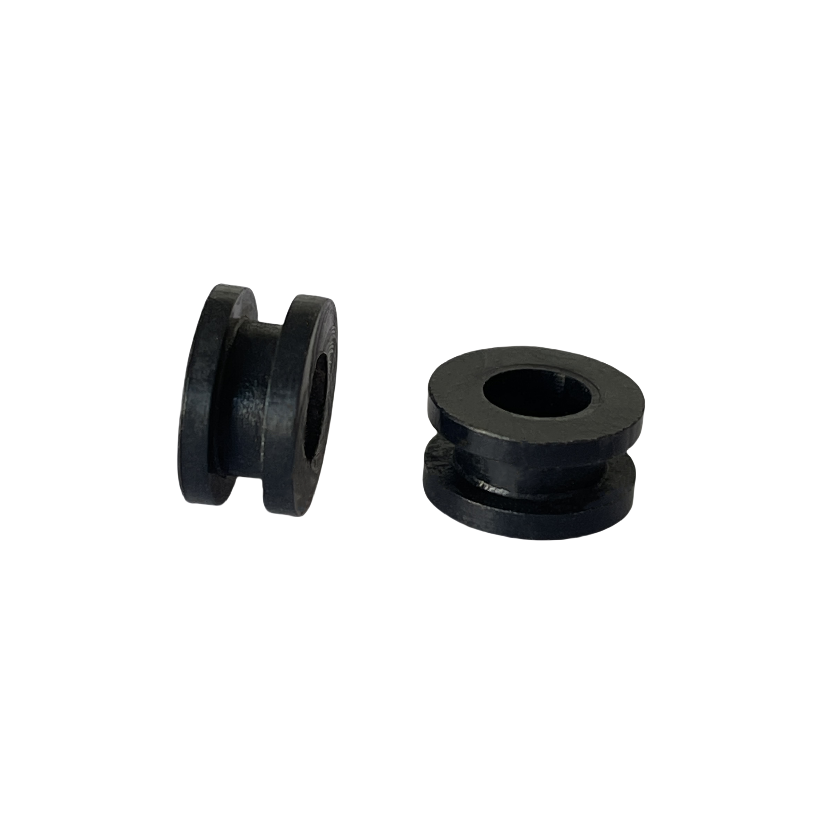 Manufacturer direct sales custom horn silicone gasket 10mm I-shaped rubber ring double-sided protective coil perforated rubber