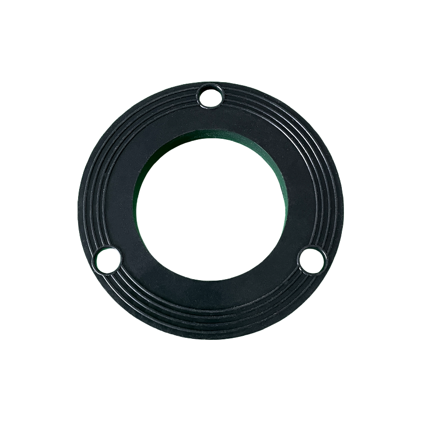 Customized specification silicone rubber waterproof ring with a diameter of 71.5mm, black EPDM sealing silicone rubber ring flange gasket