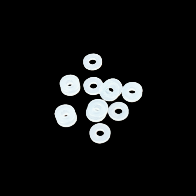 Manufacturer supplies transparent silicone gasket, outer diameter 6mm waterproof sealing anti-slip screw silicone rubber washer gasket