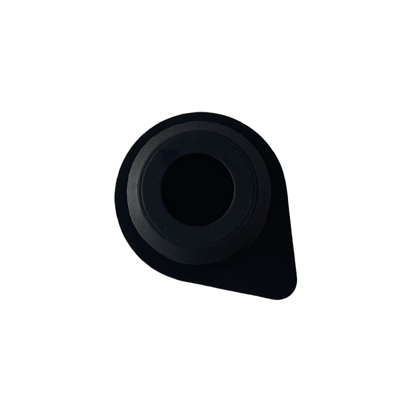 Customized Silicone Plug for Factory Origin, 14mm Waterdrop-shaped Black Waterproof Seal Durable Silicone Water Stopper