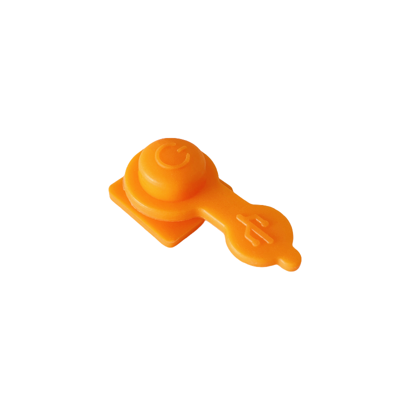 Lighting fixtures, double-pin silicone buttons, single-point charging holes, waterproof buttons, buttons, switch caps, conductive buttons