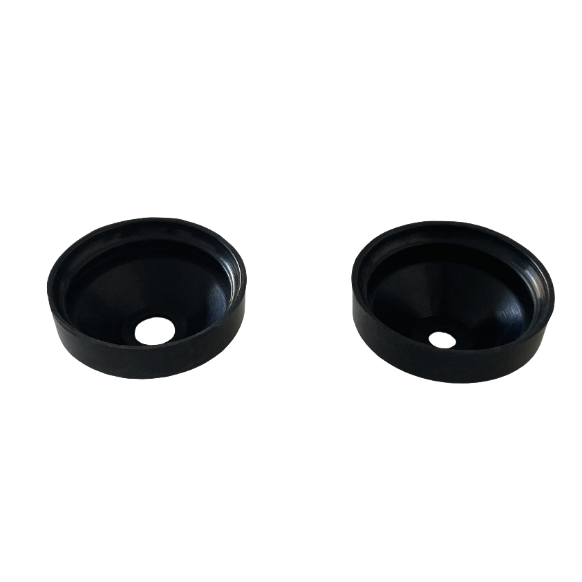 Customized Electrical Accessories, Large and Small Holes, Black Silicone Rubber Air Vortex Knob Gasket, Electric Knob Gasket