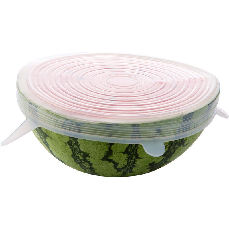 Multifunctional Silicone Seal Cover Kitchen Food Wrap Silicone Bowl Lid Food Grade Square Silicone Storage Cover