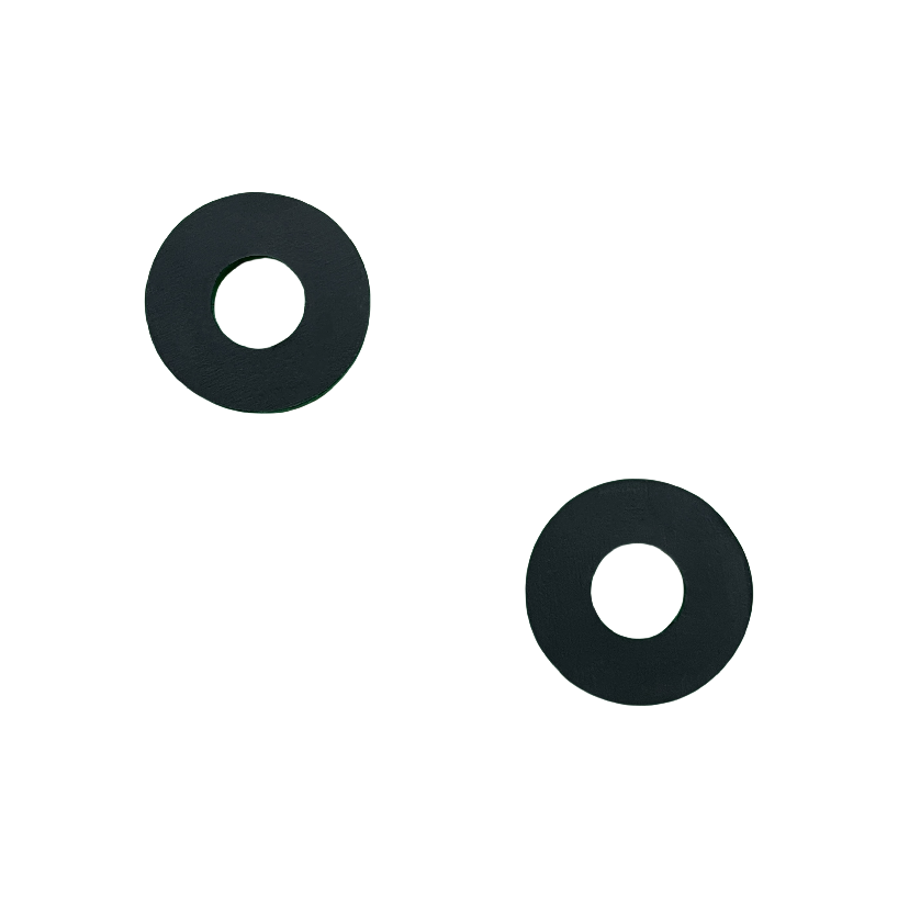Customizable rubber flat gasket sealing ring, black rubber gasket, flat hole foot pad, anti-slip buffer gasket