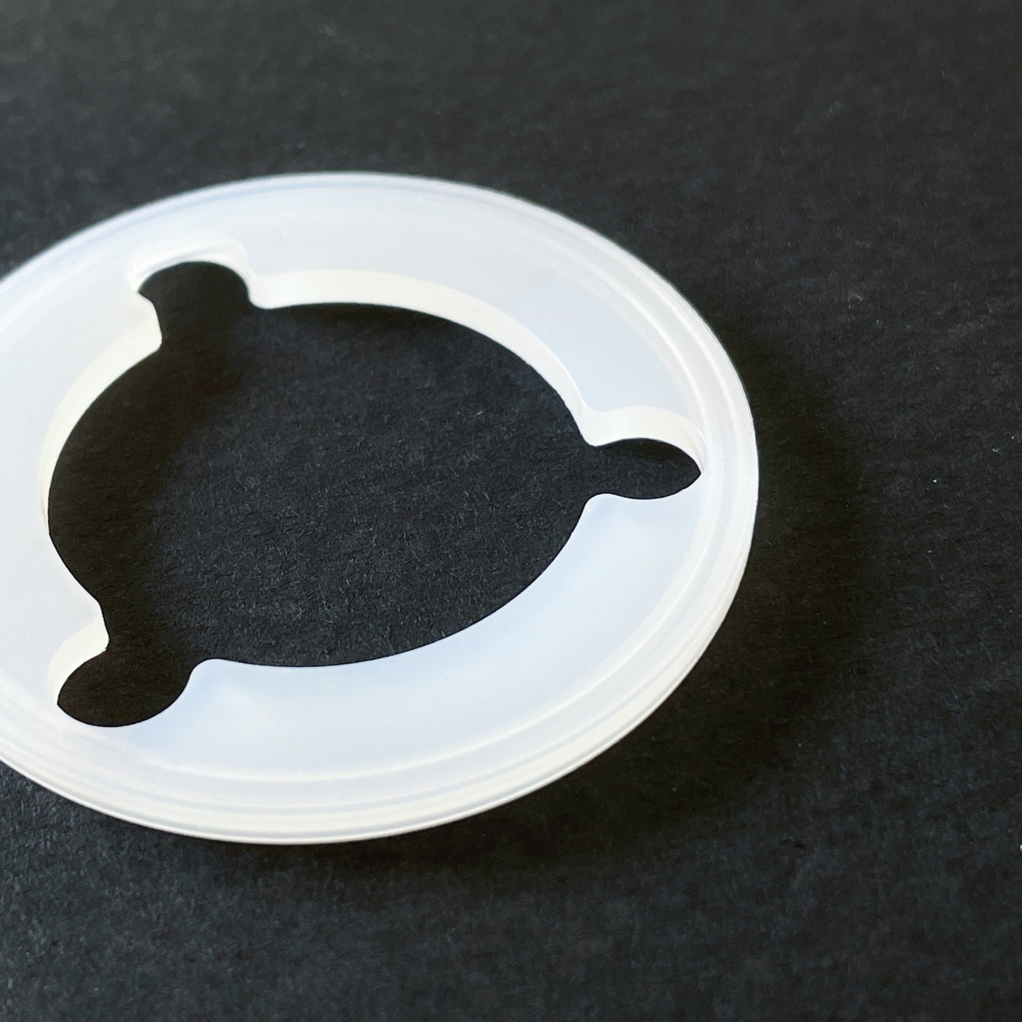 Customized transparent silicone gasket gasket diameter 40mm waterproof and anti-slip sealing ring Silicone O-type flat gasket