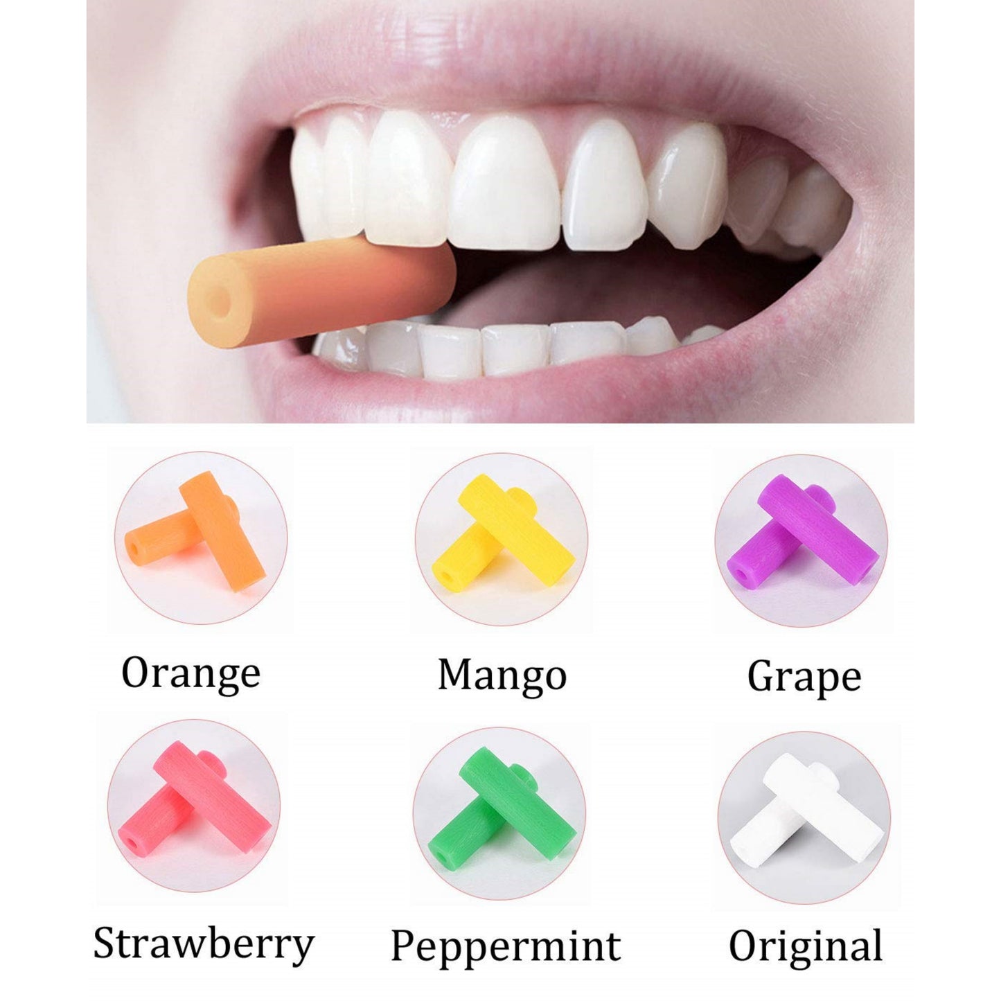 Orthodontic chewies Forged masseter orthodontic chewies for braces Invisible braces chewies