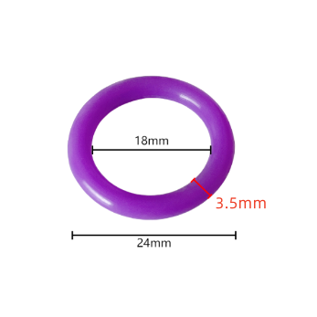 Factory wholesale protection silicone O-ring waterproof purple silicone food grade multi-specification silicone sealing ring