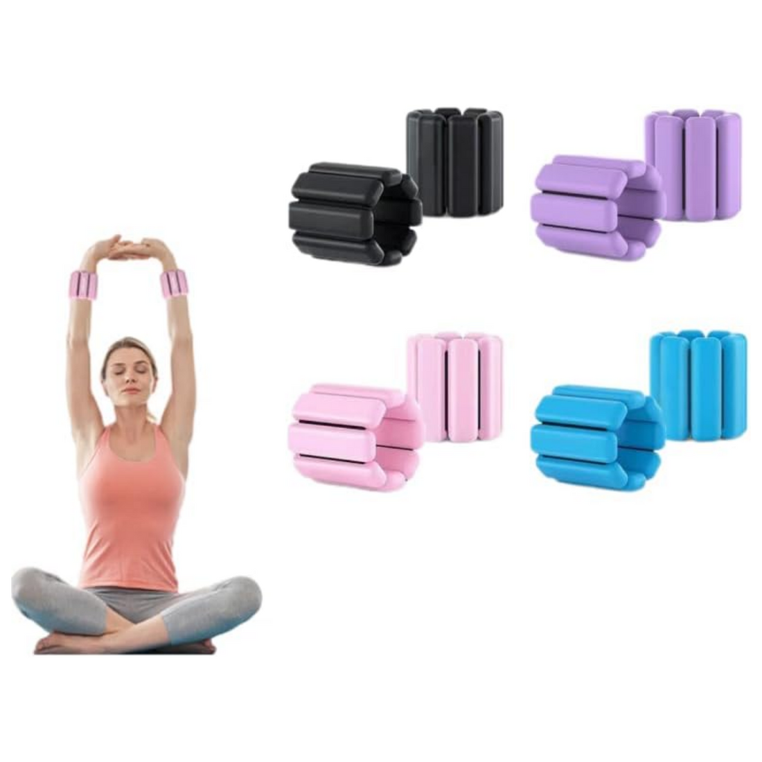 Fitness Trend: Multi-functional Silicone Weighted Wristband, Your New Fitness Partner!