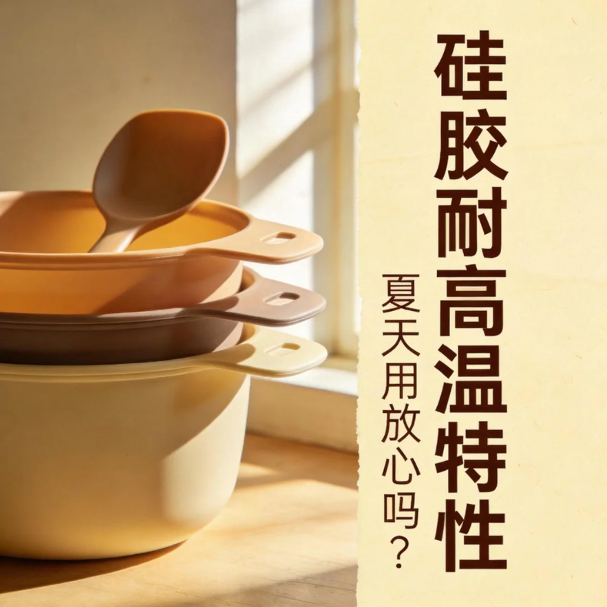 Does the silicone have high-temperature resistance properties? Can we use it with confidence in summer?