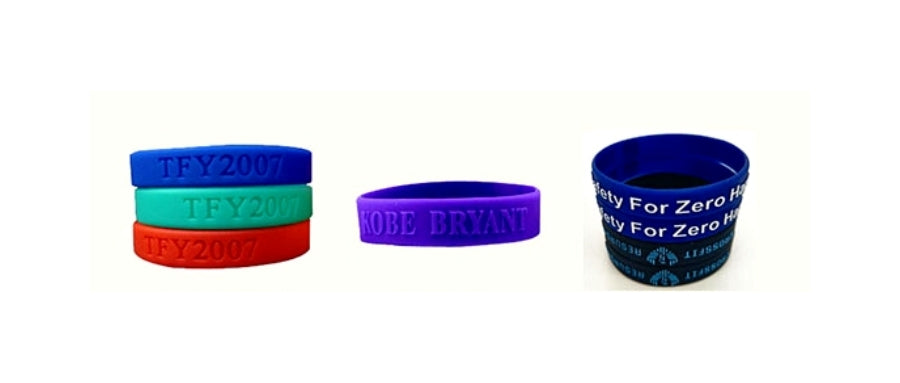 How are liquid silicone bracelets made?