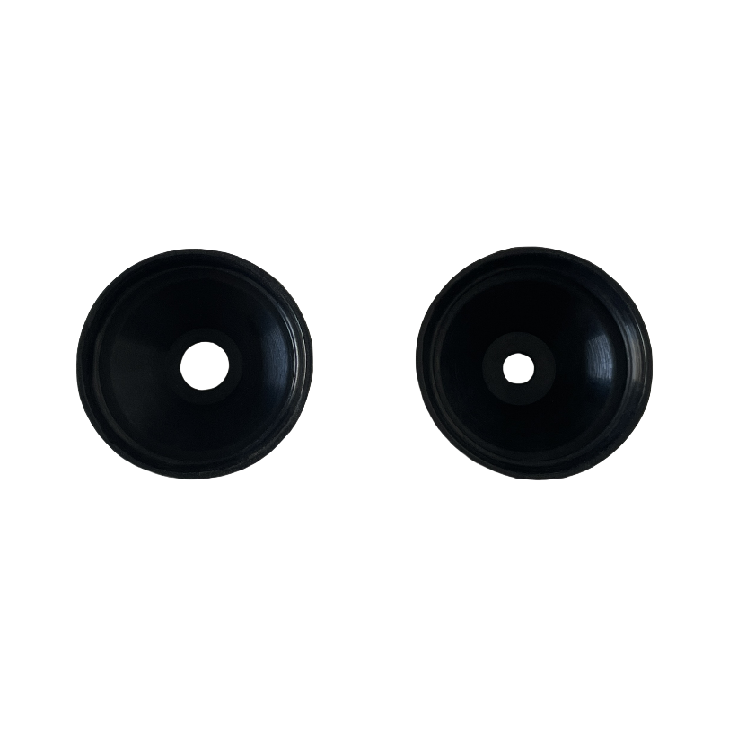 Customized Electrical Accessories, Large and Small Holes, Black Silicone Rubber Air Vortex Knob Gasket, Electric Knob Gasket