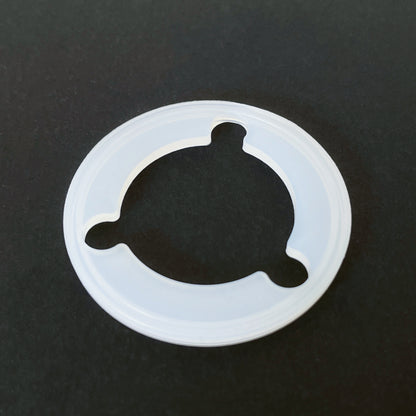 Customized transparent silicone gasket gasket diameter 40mm waterproof and anti-slip sealing ring Silicone O-type flat gasket