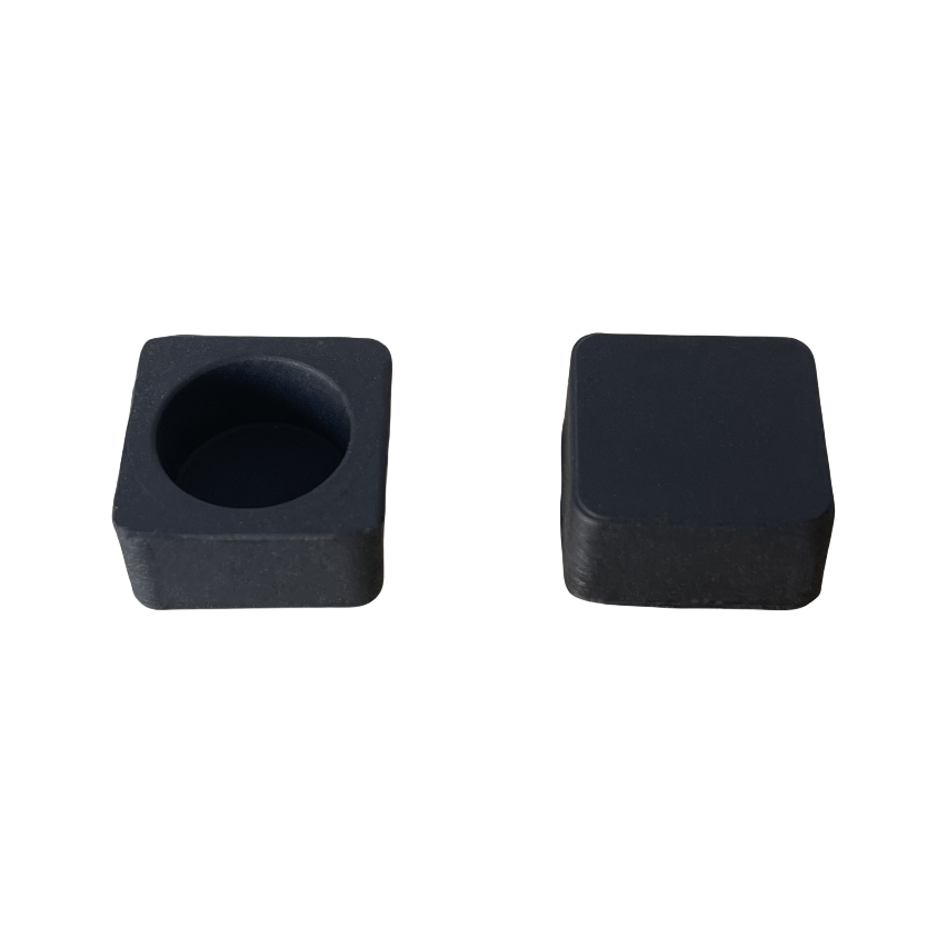 Customized Silicone Plug for Manufacturer, 12mm Square Hole Silicone Gasket Rubber Block Vibration-Damping Rubber Accessory Stopper