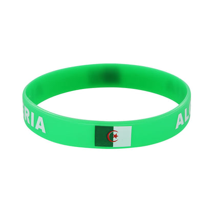 World Cup silicone bracelet national team bracelet Brazilian wristbands Argentine wristbands German wristbands