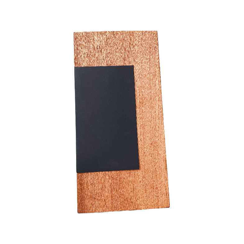 The custom-made silicone board coffee machine wood board accessories are closely attached to the custom-sized food-grade silicone board
