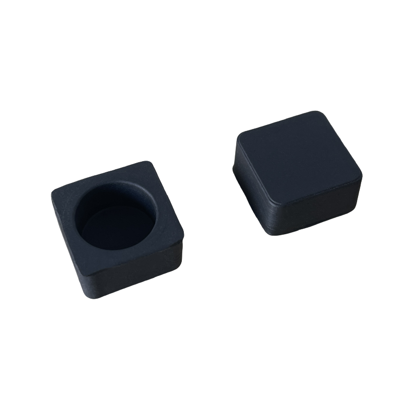 Customized Silicone Plug for Manufacturer, 12mm Square Hole Silicone Gasket Rubber Block Vibration-Damping Rubber Accessory Stopper