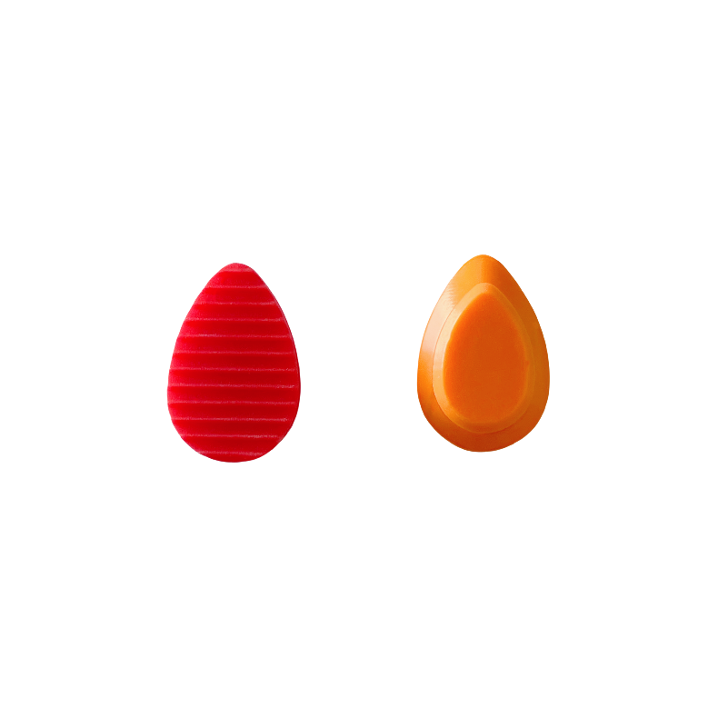 Red Black Blue Orange AB Elliptical Rubber Stopper Left and Right Dust-Proof Silicone Hole Plugs