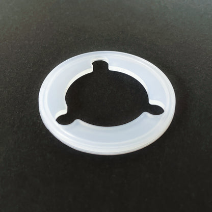 Customized transparent silicone gasket gasket diameter 40mm waterproof and anti-slip sealing ring Silicone O-type flat gasket