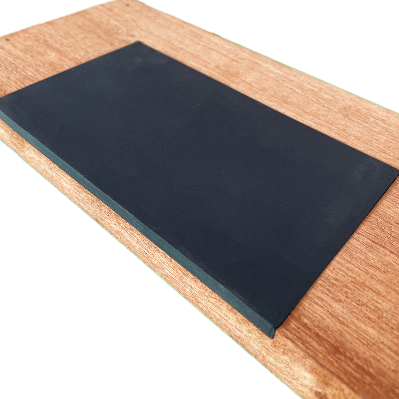 The custom-made silicone board coffee machine wood board accessories are closely attached to the custom-sized food-grade silicone board