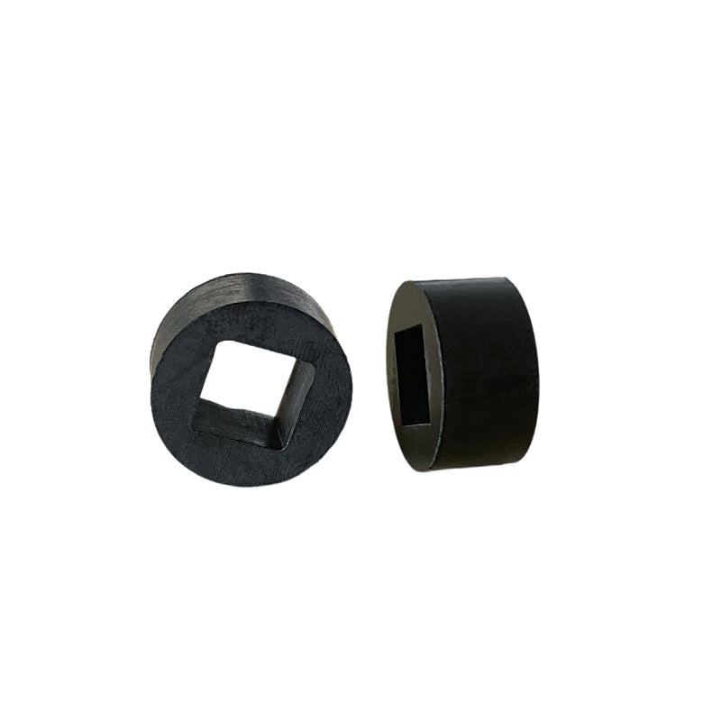 Industrial silicone rubber parts - Square inner hole 20.5mm square hole rubber sleeve