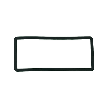 Factory-customized square silicone rubber rings for wear-resistant electrical appliances and furniture, 83*36mm black sealing silicone rubber waterproof rings