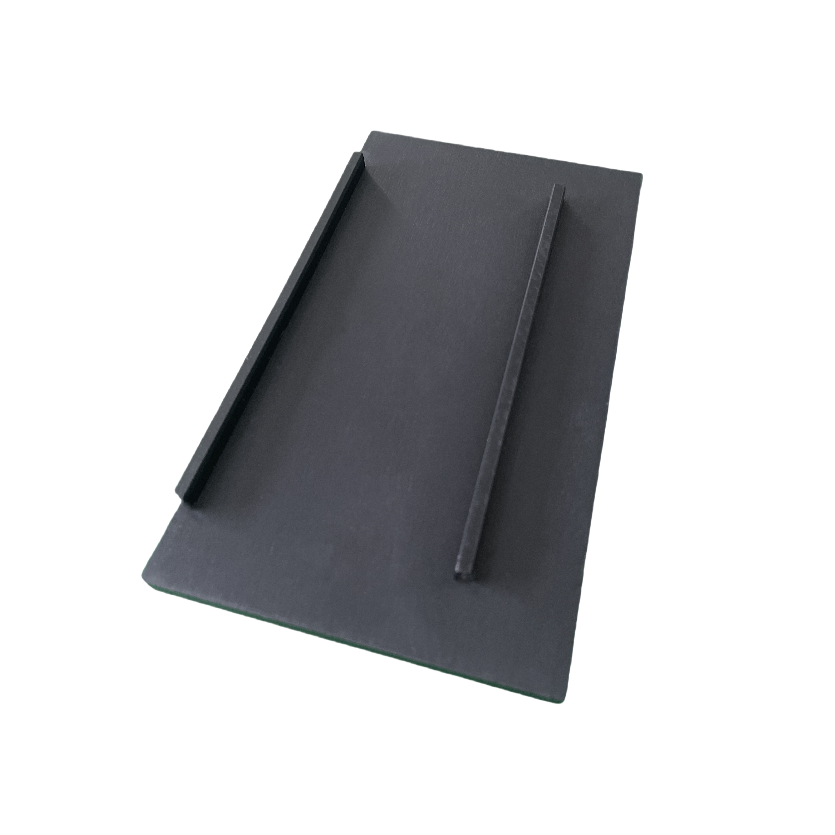 The custom-made silicone board coffee machine wood board accessories are closely attached to the custom-sized food-grade silicone board
