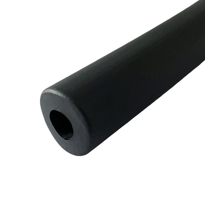 Customized Coffee Machine Accessory Silicone Sleeve, 137mm Black Hollow Long Tube Silicon Rubber Sleeve Parts