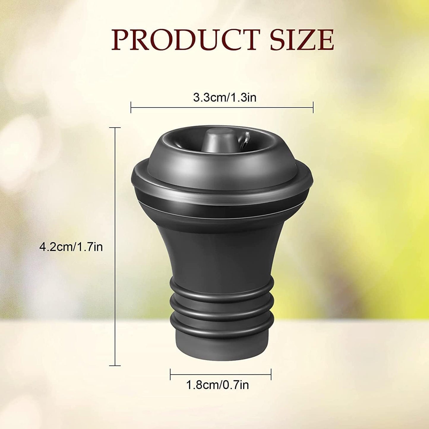 Custom split silicone wine stopper soft seal food grade silicone wine bottle glass stopper