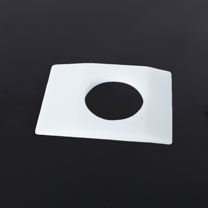 Customized 40mm Silicone Pad from Original Factory, Shaped with Central Round Hole, Anti-Slip Transparent Silicone Pad