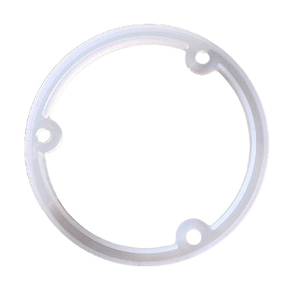 Multi-specification high-temperature resistant O-ring dust-proof sealing circular 2.5-inch, 3.5-inch and 4-inch transparent silicone waterproof rings