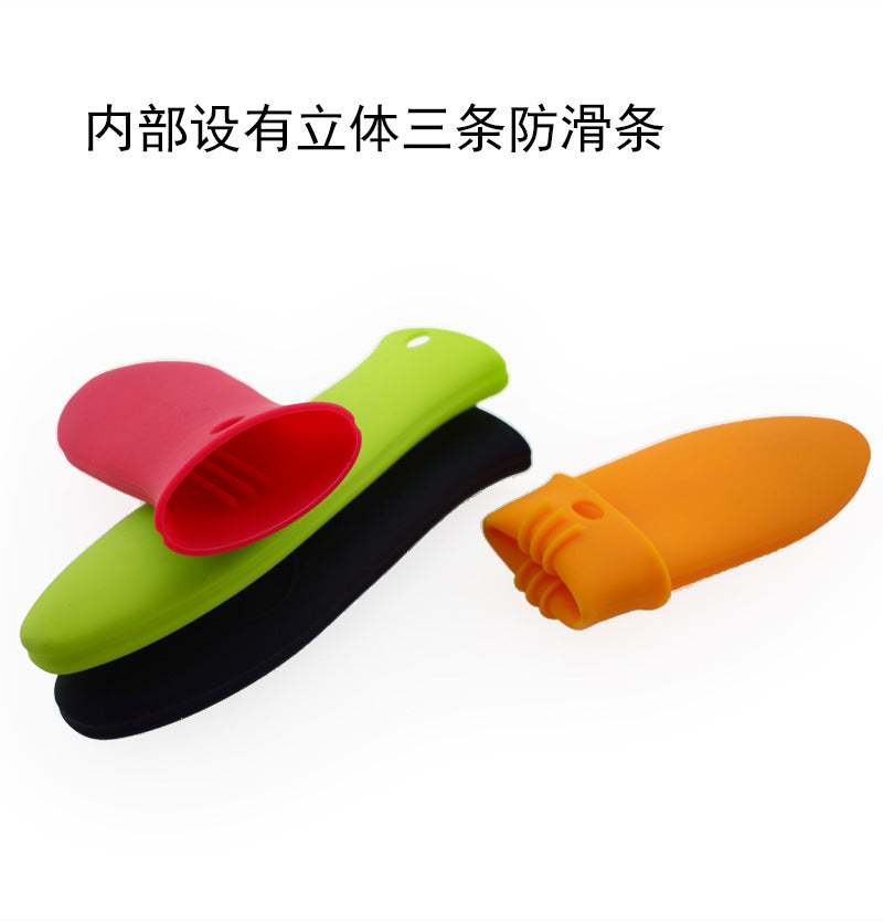 Thickened silicone pan handle insulated sleeve Cast iron pan skillet non-slip and anti-scalding silicone pan handle sleeve Handle sleeve high temperature resistant