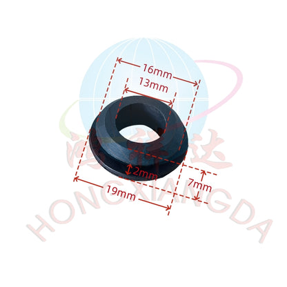 Factory custom wholesale silicone plug 19mm rubber protective sleeve coil sheath O-shaped silicone coil