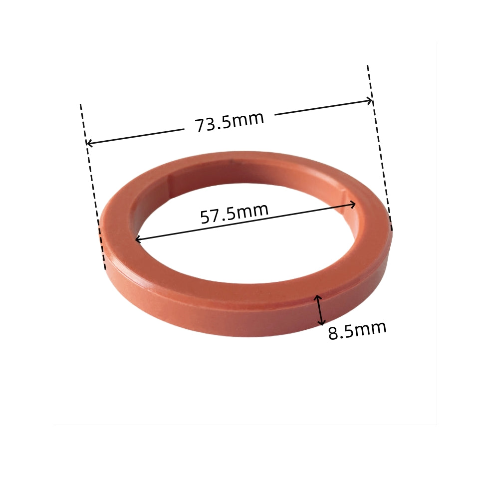 Custom Liquid Silicone Flat Washers for Coffee Machine Accessories, Universal O-Rings with a Seal Diameter of 73.5mm