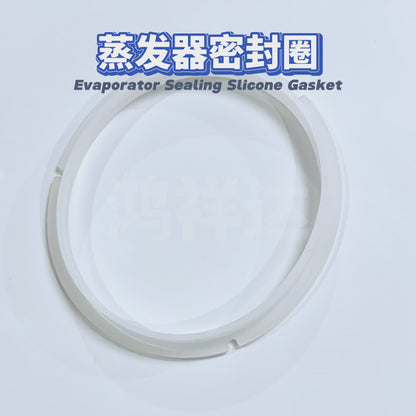 The original manufacturer custom-produces silicone sealing rings. The outer diameter is 105mm. The O-shaped silicone sealing ring for evaporator accessories.