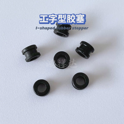 Slot type silicone rubber ring, silicone rubber fluorine rubber EPDM I-shaped motor coil silicone plug protective sleeve