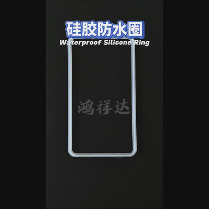 Custom-made square silicone rubber rings of 118*65mm transparent silicone rubber EPDM waterproof rings in various specifications