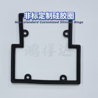 Factory direct sale of non-standard customized silicone ring lighting back cover accessories: 74.5mm convex waterproof sealing silicone ring