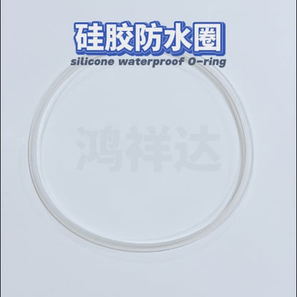 Custom Waterproof Silicone Sealing Ring, Outer Diameter 105mm, Wire Diameter 3mm, Transparent O-shaped Food Silicone Waterproof Ring