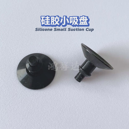 Customized silicone small suction cups, 23mm silicone rubber accessories, pet hammock, tent pole base, small suction cups