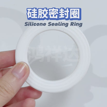 Customized silicone sealing ring for mold opening. Outer diameter: 58.5mm. White O-ring with thickened design for enhanced waterproof sealing. Customized silicone sealing ring.